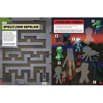 Minecraft. Naklejkowa przygoda. Poszukiwacze skarbw