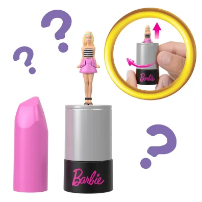 Barbie Mini BarbieLand. Laleczka niespodzianka w szmince mix Mattel
