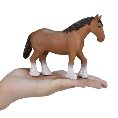 Figurka Ko� Szkocki Clydesdale Gniady