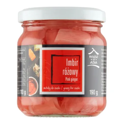 House of Asia M�ody imbir r�owy do sushi 190 g