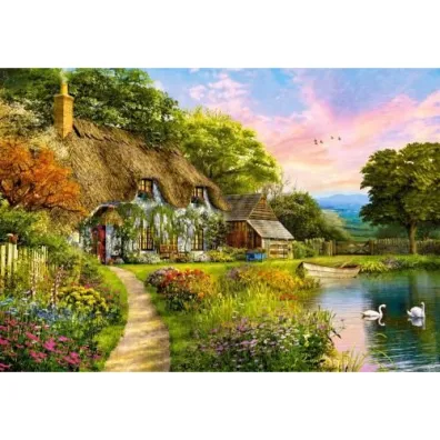 Puzzle 1500 el. Wiejski domek Castorland