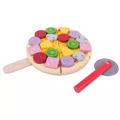 Drewniana Pizza do krojenia Bigjigs Toys