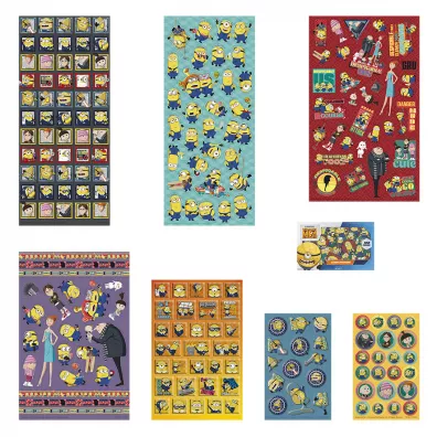 Zestaw naklejek XL Minionki