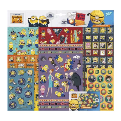 Zestaw naklejek XL Minionki