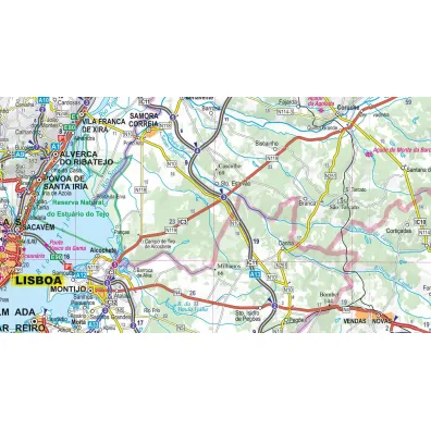comfort!map Mapa samochodowo-turystyczna Portugalia 1:500 000