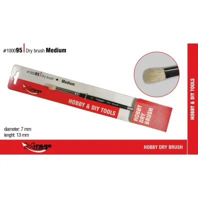 P�dzel dry brush - medium