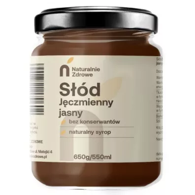 Naturalnie Zdrowe S��d j�czmienny syrop 650 g