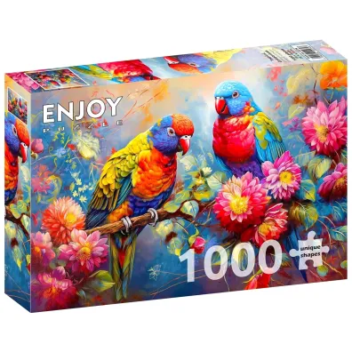 Puzzle 1000 el. Tropikalni towarzysze Enjoy