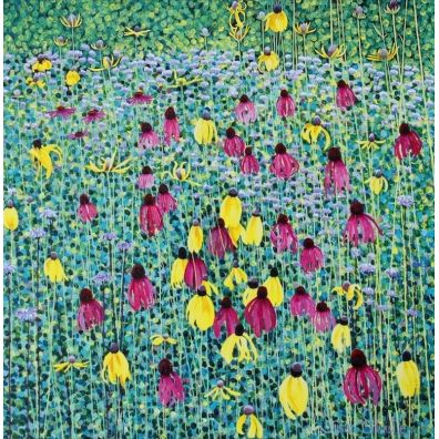 Susan Entwistle Karnet z kopert Kwiaty Prairie