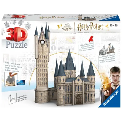 Puzzle 540 el. 3D Budynki: Zamek Hogwarts Wie�a Ravensburger