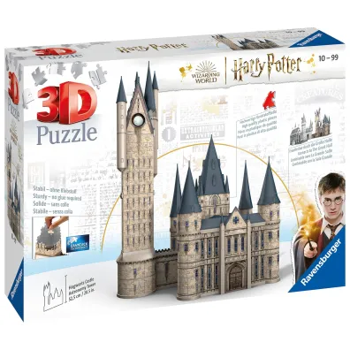 Puzzle 540 el. 3D Budynki: Zamek Hogwarts Wie�a Ravensburger