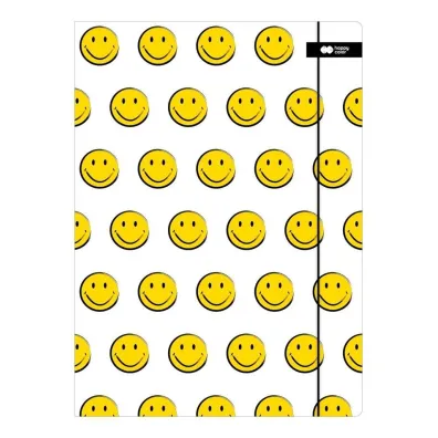 Teczka z gumk� A+ Fun bia�a HAPPY COLOR