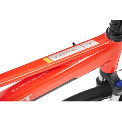 Romet Rower elektryczny e-Orkan D 1.0 504WH czerwony 19 L