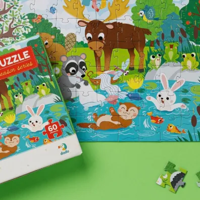 Puzzle 60 el. Pory roku. Letnie dni Dodo