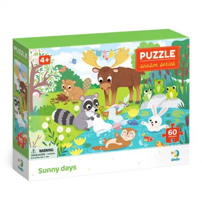Puzzle 60 el. Pory roku. Letnie dni Dodo