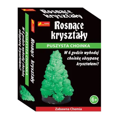 Rosn�ce kryszta�y Puszysta Choinka zielona Ranok-Creative