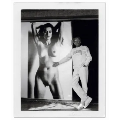 Helmut Newton. Polaroids wer. angielska