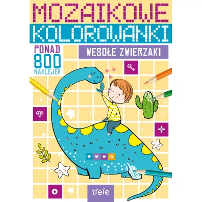 Weso�e zwierzaki. Mozaikowe kolorowanki