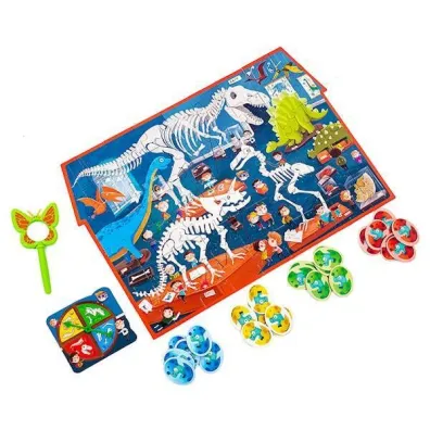 Puzzle edukacyjne 54 el. Detective. Dino Museum Roter Kafer