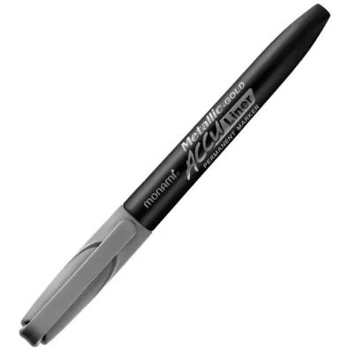 Grand Marker permanentny metaliczny ACCU LINER srebrny MonAmi