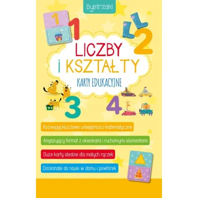 Bystrzaki. Liczby i kszta�ty. Karty edukacyjne - Izabella Sie�ko-Holewa