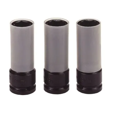 Zestaw nasadek udarowych do felg 1/2" 17, 19, 21 mm TengTools 9203N (118870104) 3 szt.