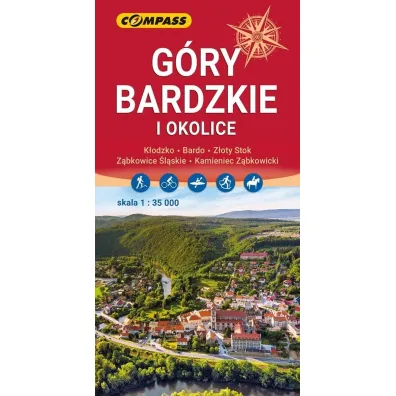 Mapa turystyczna - G�ry Bardzkie i okolice