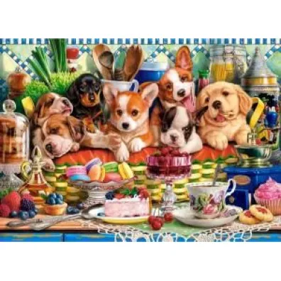 Puzzle 300 el. Puppies Dessert Castorland