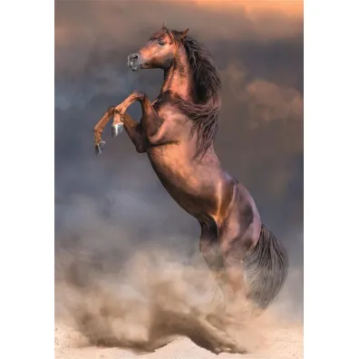 Puzzle 500 el. HQ Wild Red Stallion Clementoni