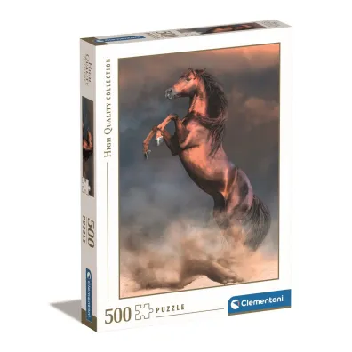 Puzzle 500 el. HQ Wild Red Stallion Clementoni