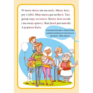 Ksi��eczka edu. A5 Moje czytanie sylabowe SKRZAT 075632 SK