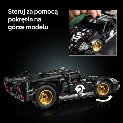 LEGO Technic Samoch�d wy�cigowy 1966 Ford GT40 MKII 42223