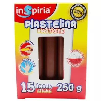 InSpiria Plastelina br�zowa 250g