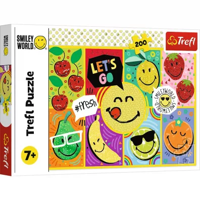 Puzzle 200 el. Wesoy Smiley Trefl