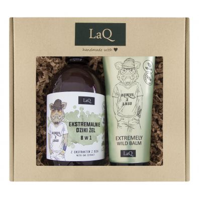 LaQ Zestaw kosmetykw Dzikus z Lasu: el pod prysznic + balsam do ciaa 500 ml + 200 ml