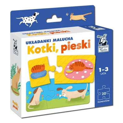 Puzzle Kapitan Nauka. Ukadanki malucha. Kotki, pieski Edgard