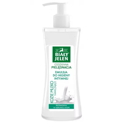 Bia�y Jele� Hipoalergiczny emulsja do higieny intymnej Nawil�aj�ce Kozie Mleko 265 ml
