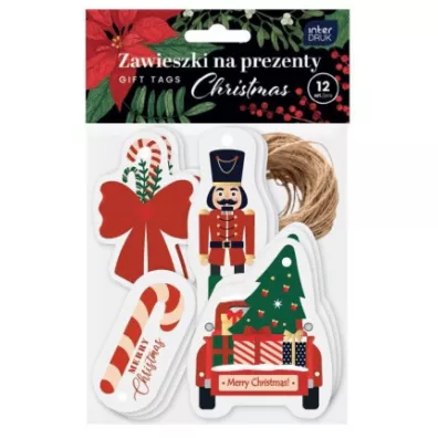 Interdruk Zawieszki na prezenty kszta�ty Christmas