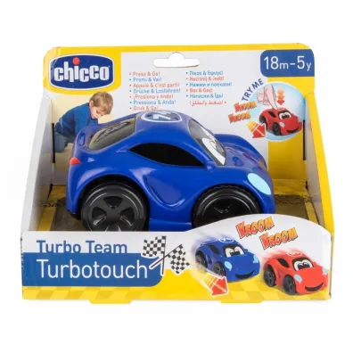 Samoch�d Turbo Touch Niebieski Chicco