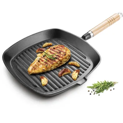 Lamart Patelnia �eliwna grillowa LT 1063, 24cm