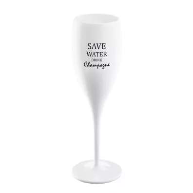 Koziol Kieliszek do szampana Cheers No.1 Save water drink 3436525 100 ml