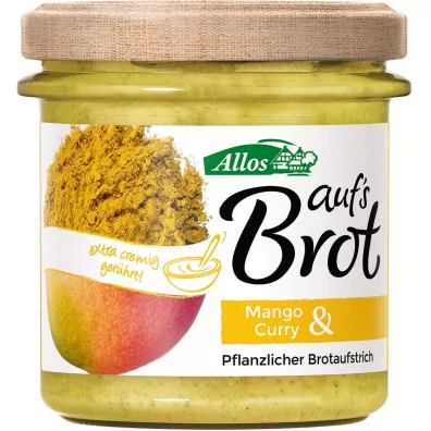 Allos Pasta kremowa z mango i curry bezglutenowa 140 g Bio