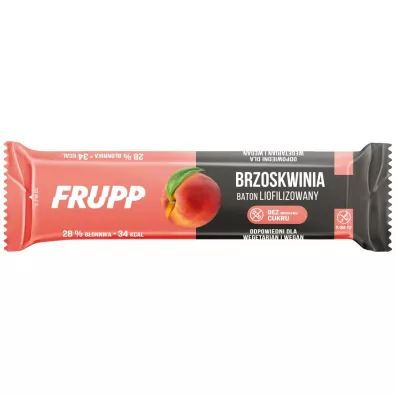 Frupp Baton liofilizowany brzoskwiniowy bezglutenowy 10 g