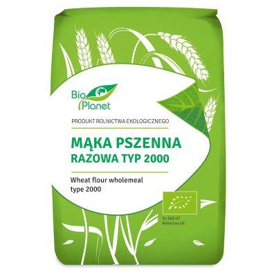 Bio Planet Mąka pszenna razowa typ 2000 1 kg Bio