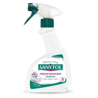 Sanytol Spray przeciw roztoczom i pluskwom (uszkodzone opakowanie) 300 ml