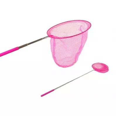 Siatka na motyle teleskopowa rowa 85cm Leantoys