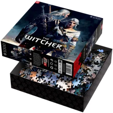 Puzzle Gaming 1000 el. The Witcher (Wied�min): Geralt & Ciri Good Loot