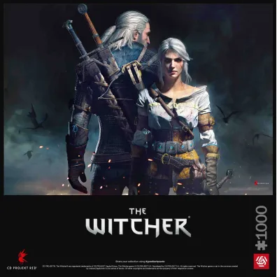 Puzzle Gaming 1000 el. The Witcher (Wied�min): Geralt & Ciri Good Loot