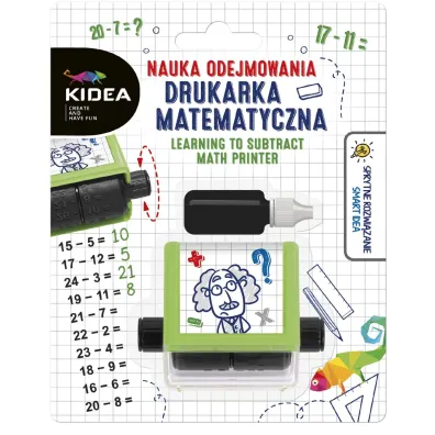 Drukarka matematyczna. Nauka odejmowania Derform