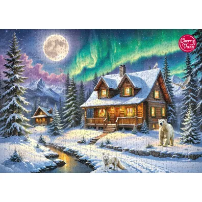 Puzzle 1000 CherryPazzi Northern Lights 31247 zima